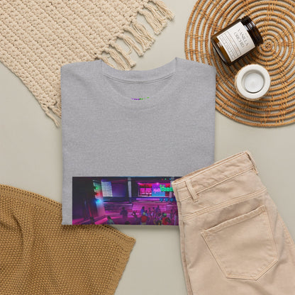 Neon Ember Flow Graphic Tee
