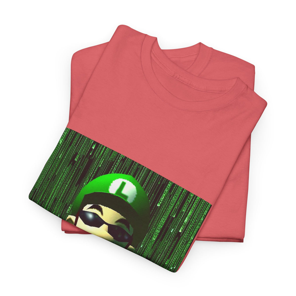 Matrix Luigi Smoking In The Glitch
