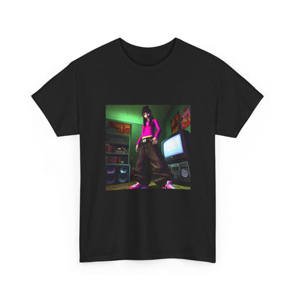 Y2K Vibe Girl In Her Room Tee
