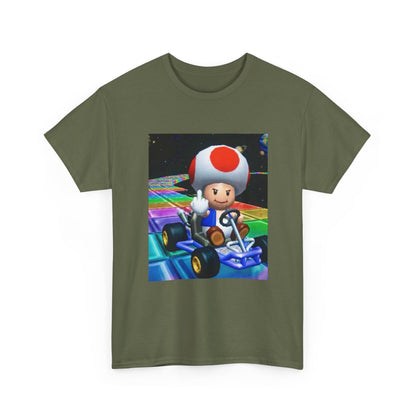 Toad Flipping The Bird On Rainbow Road