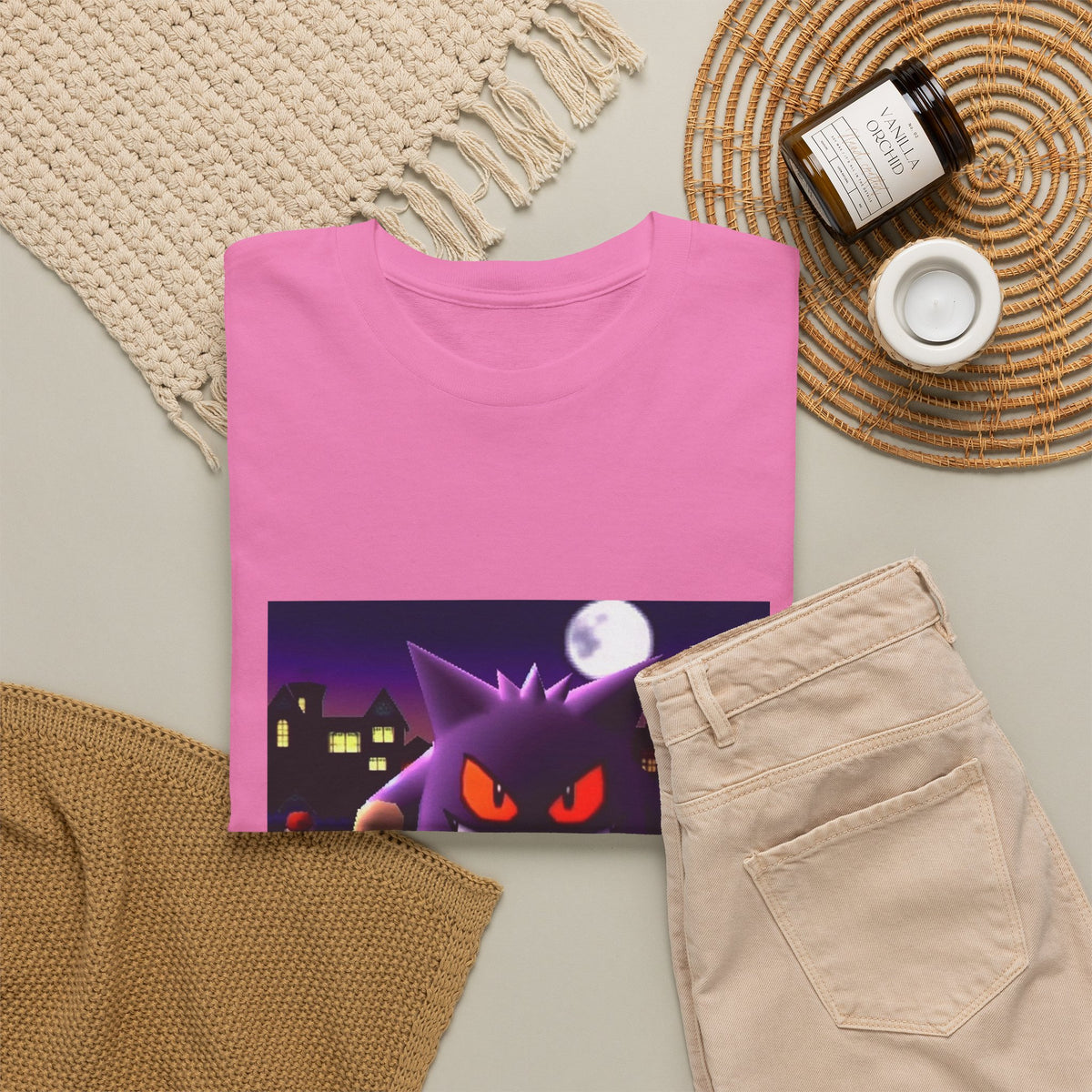 Gengar Lurking Under Moonlight Tee