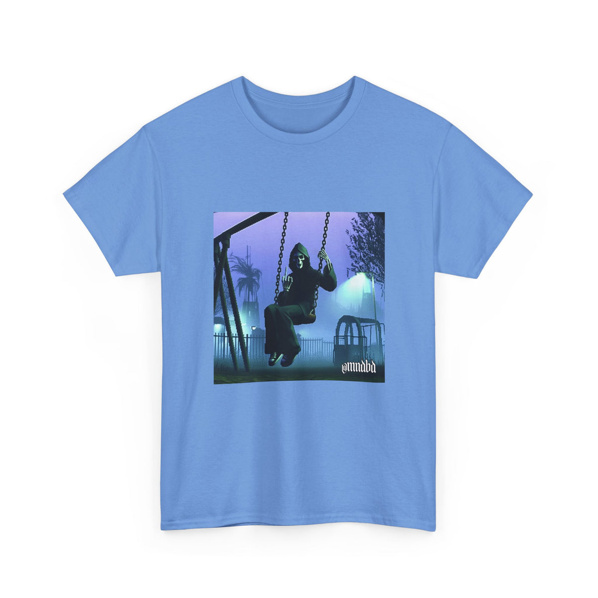 Grim Reaper Giving Middle Finger On Swing