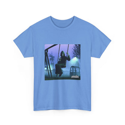 Grim Reaper Giving Middle Finger On Swing