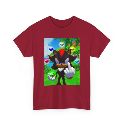 Shadow The Hedgehog Flipping The Bird Tee