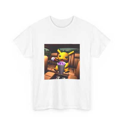 Pikachu Pouring Lean In Car Tee