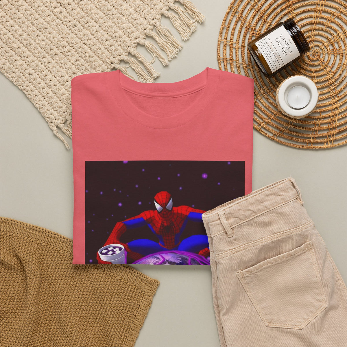 Spider-Man Pouring Lean On Earth