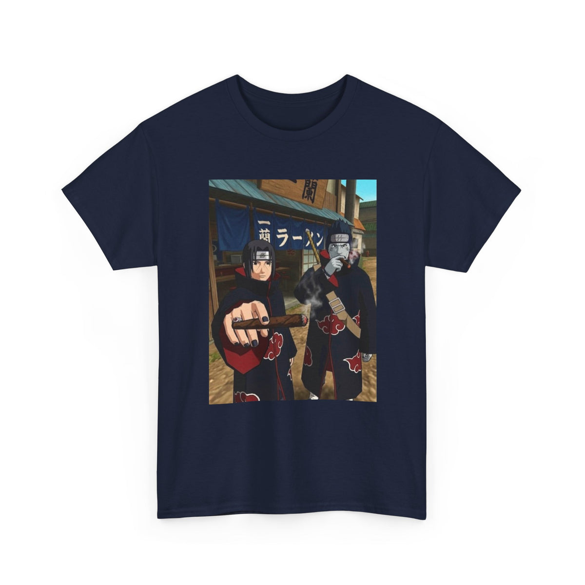 Itachi And Kisame Smoking Akatsuki Tee
