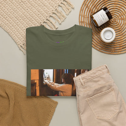 Gravity Defying Green Graphic Tee