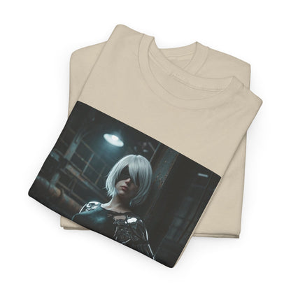 Android In Melted Chrome Cyberpunk Tee