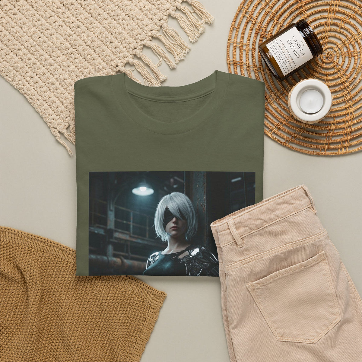 Android In Melted Chrome Cyberpunk Tee