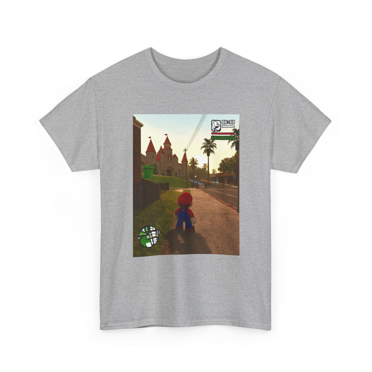 Mario In San Andreas Tee (Design 6)