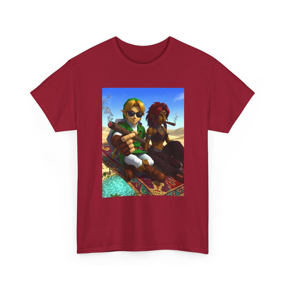 Link and Urbosa Hotbox Magic Carpet Tee
