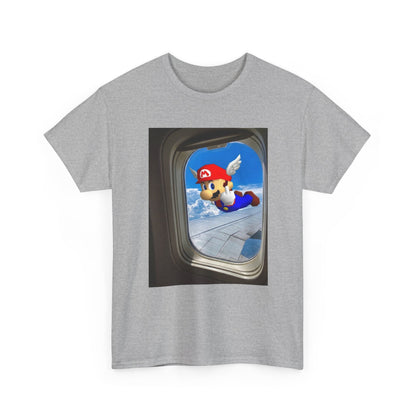 Winged Mario Flipping The Bird Tee