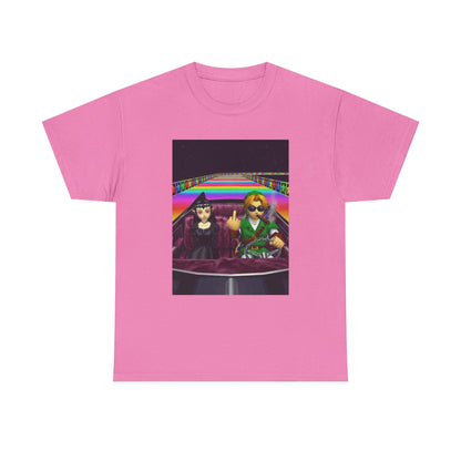 Link And Malon Driving Rainbow Road Tee