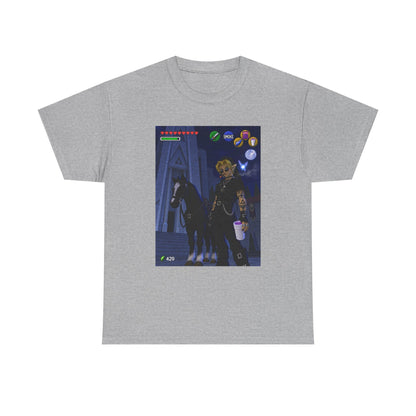 Goth Link Smoking With Epona Tee