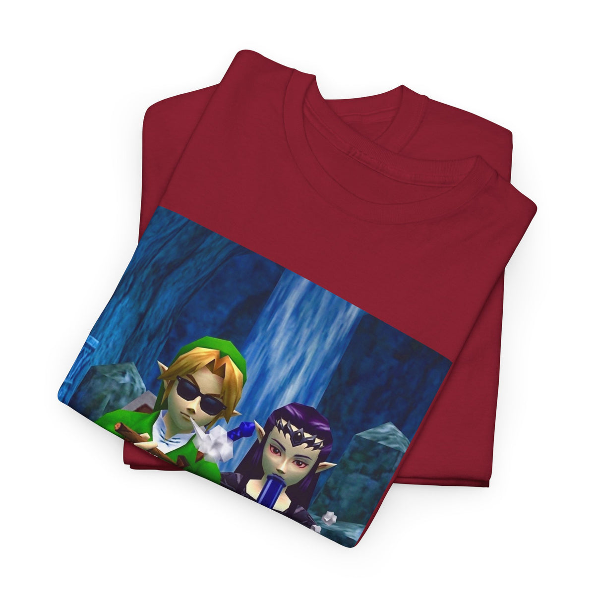 Hero and Princess Taking A Hit Tee