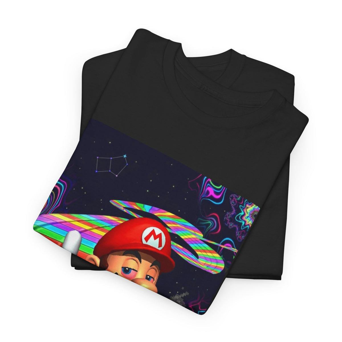 Stoned Plumber Flipping Off On Rainbow Road