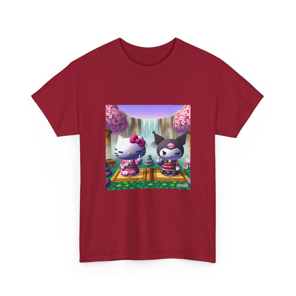 Hello Kitty and Kuromi Giving The Finger Tee