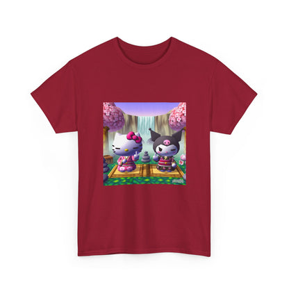 Hello Kitty and Kuromi Giving The Finger Tee