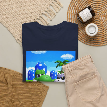 Yoshi And Dry Bones Flipping Off Tee