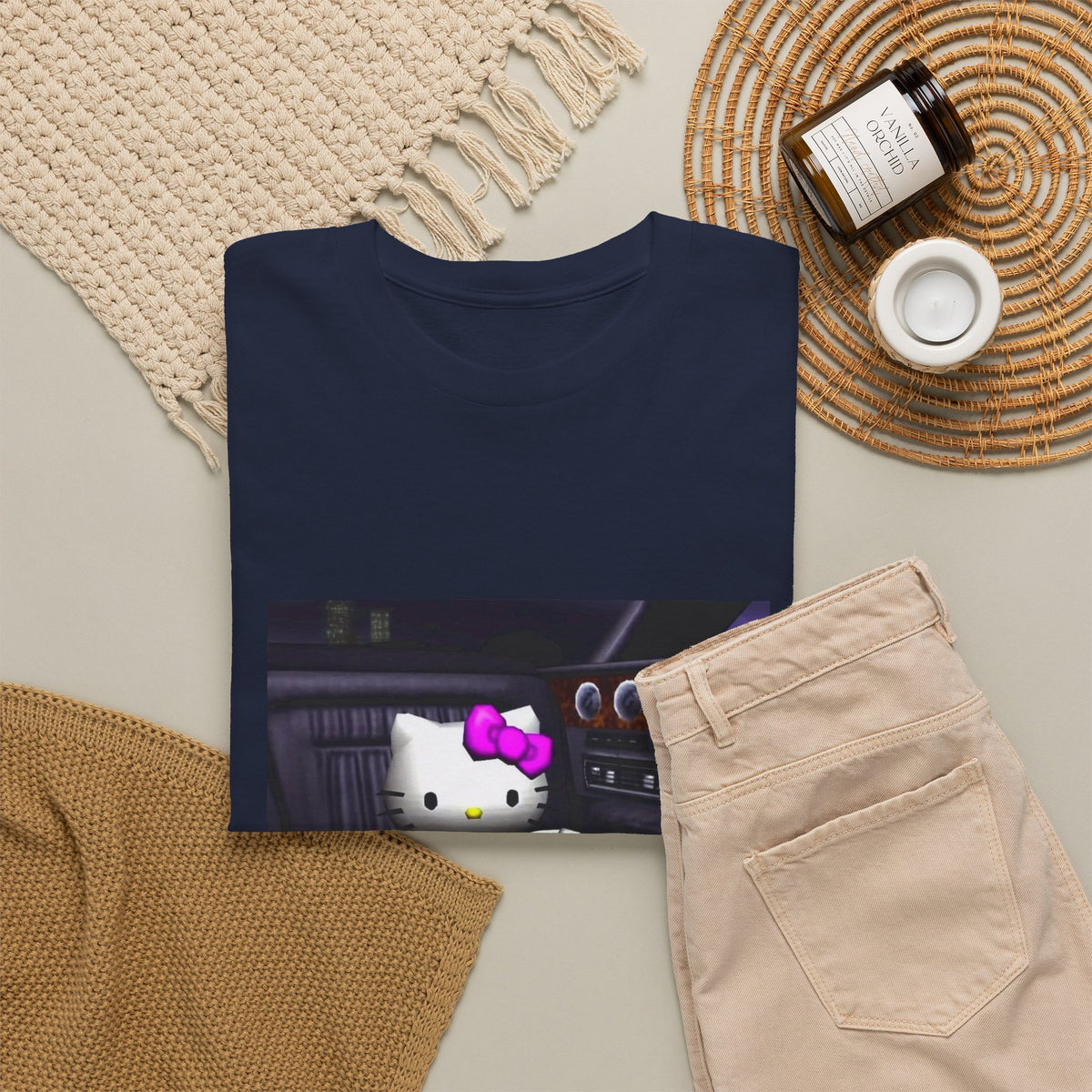 Kitty Pouring Purple Drank In Car Tee