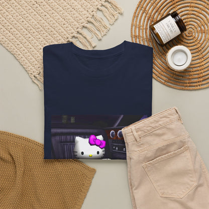 Kitty Pouring Purple Drank In Car Tee