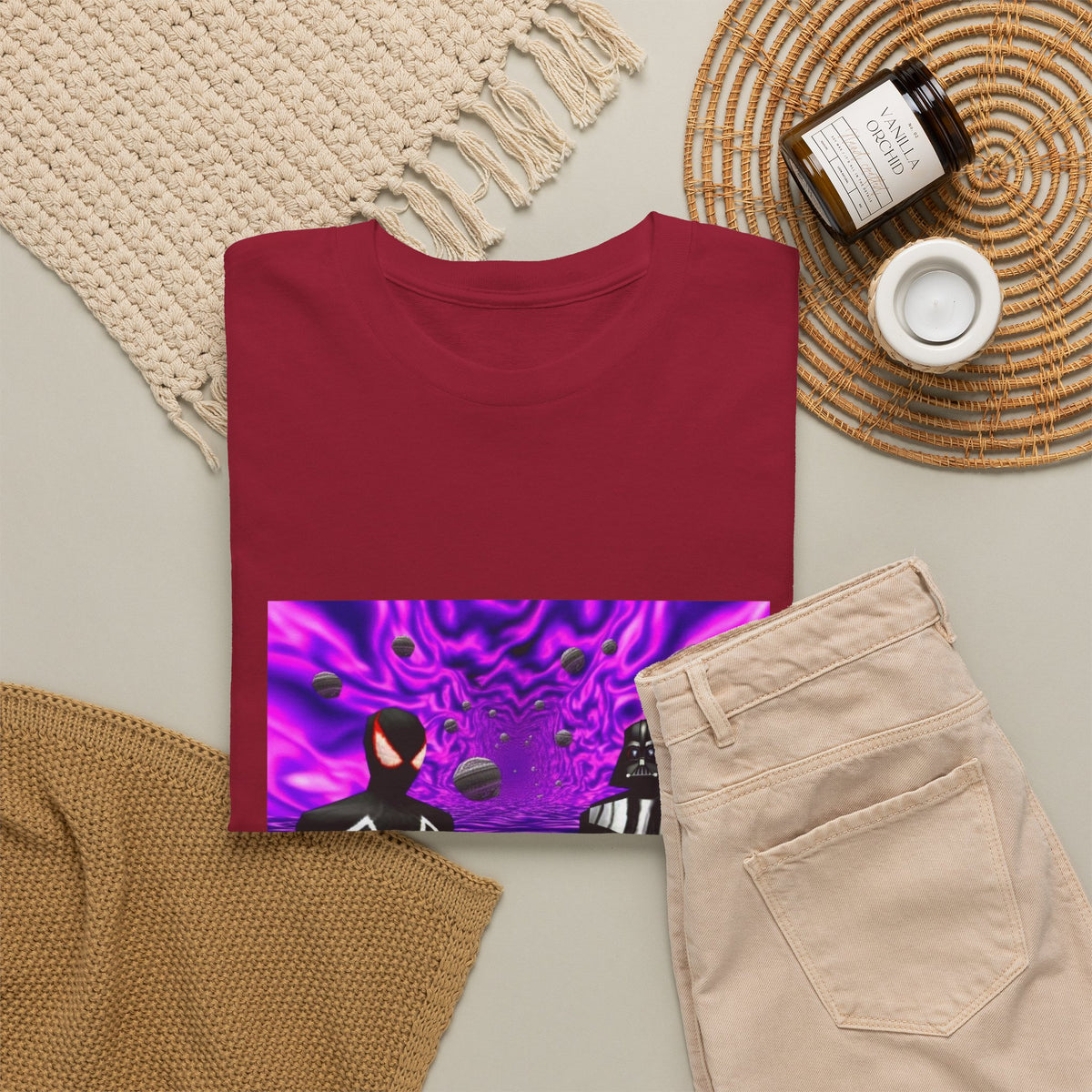 Spider-Man, Darth Vader, And Purple Drank Tee