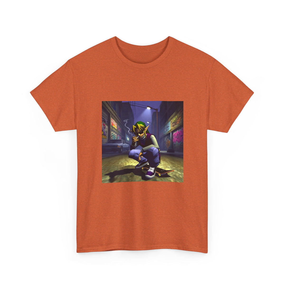 Streetwise Elf Smoking In Alley Tee
