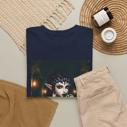 Edgy Elf Queen Flips You Off Tee