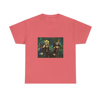 Princess Peach and Zelda DJing with Friends Tee