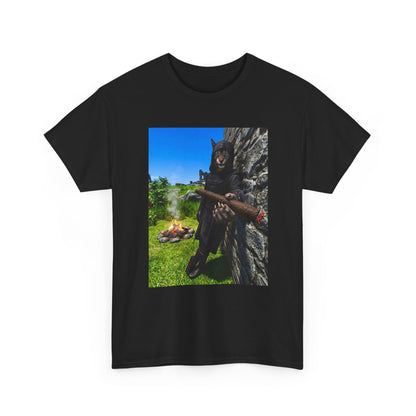 Hooded Khajiit Smoking Blunts By Fire Tee