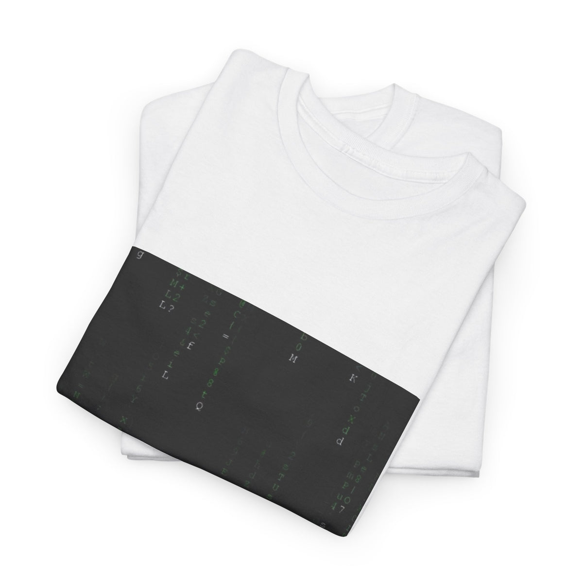 Neon Figure In Cyber Shower Tee