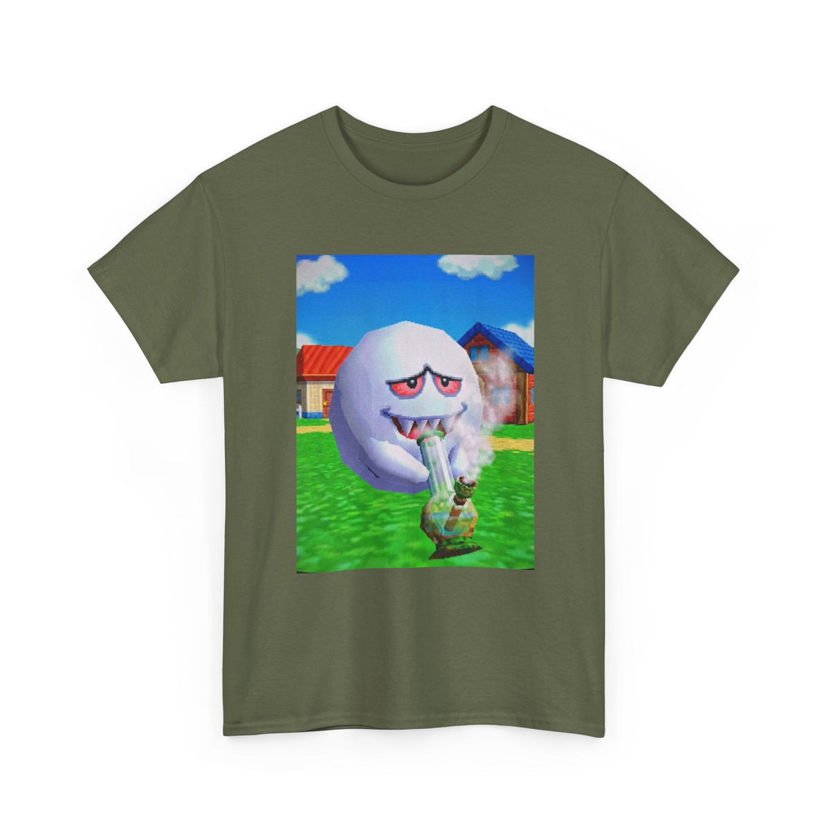 Boo Ghost Taking A Bong Rip Tee