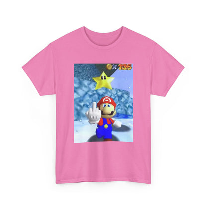 Mario Flips The Bird In Icy World Tee
