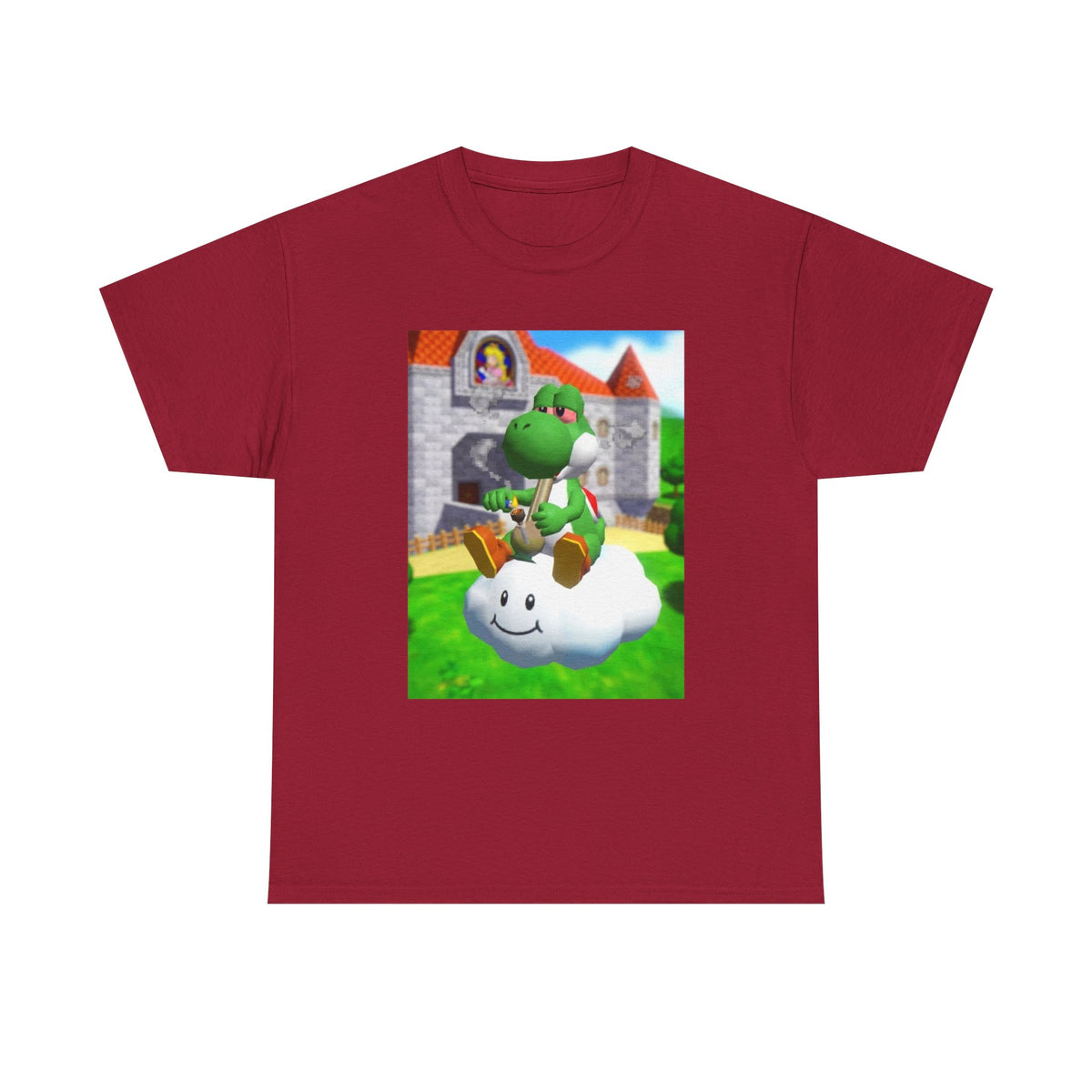 Yoshi Puffing On A Cloud Tee (Design 7)