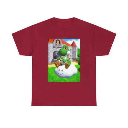 Yoshi Puffing On A Cloud Tee (Design 7)