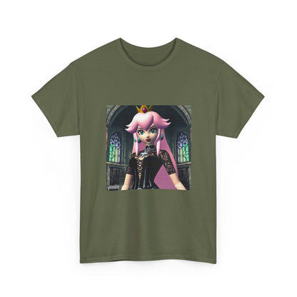 Goth Princess Peach In The Castle Tee