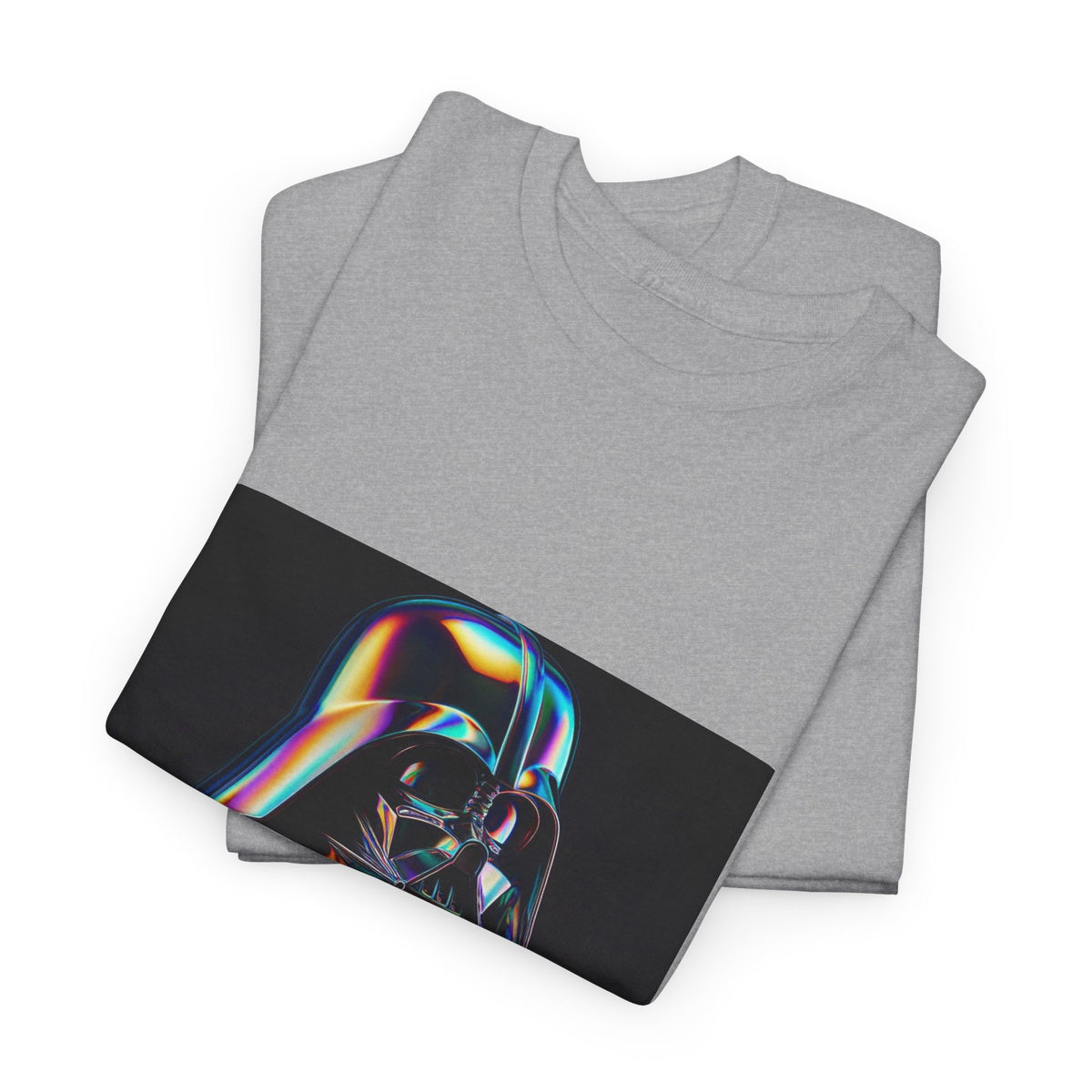 Holographic Dark Lord Vaporwave Icon Tee
