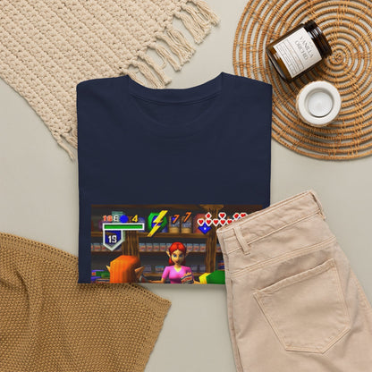Link Buying Backwoods In Hyrule Shop Tee