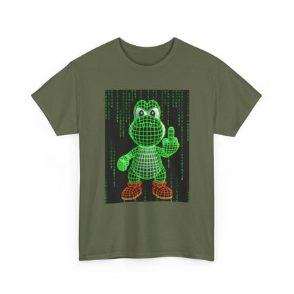 Matrix Yoshi Flipping The Bird Tee