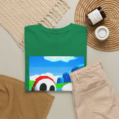 Shy Guy And Boo Flipping The Bird Tee