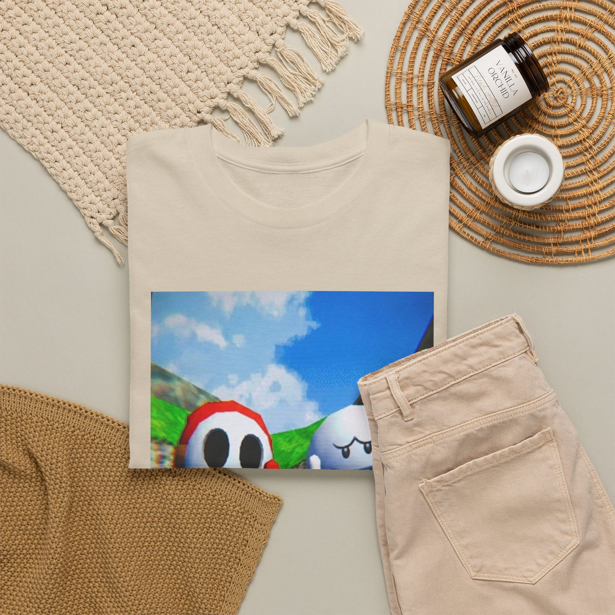 Shy Guy And Boo Flipping Off Tee
