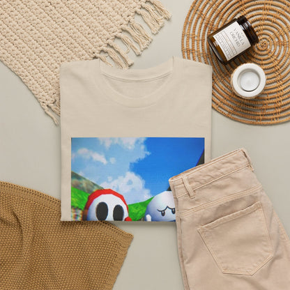 Shy Guy And Boo Flipping Off Tee