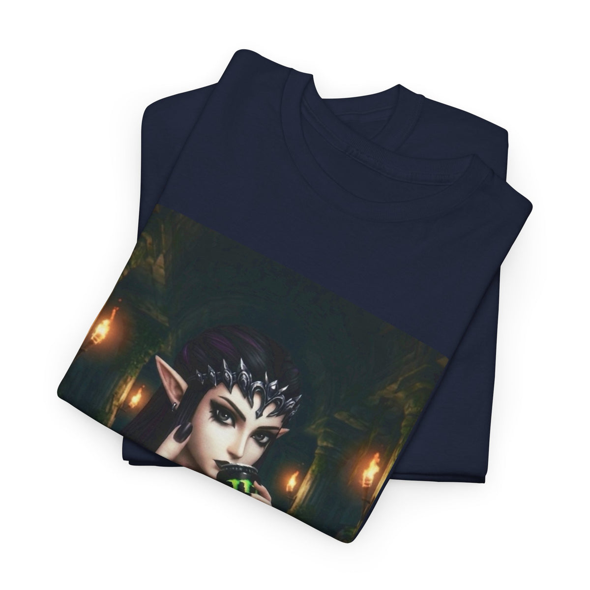 Edgy Elf Queen Flips You Off Tee