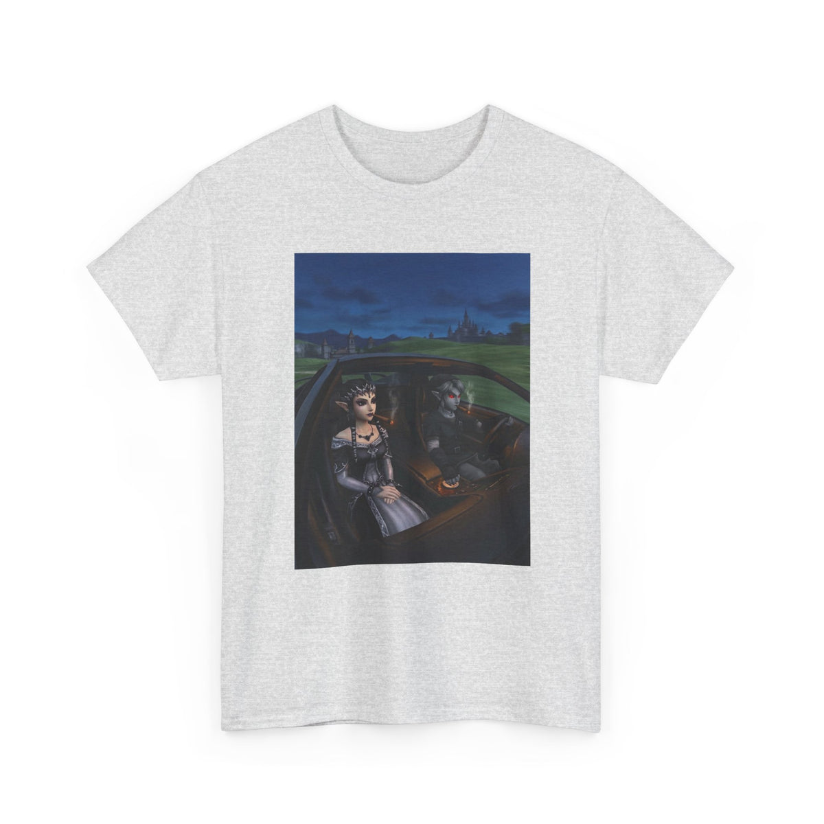 Dark Link And Midna Smoking In Car Tee
