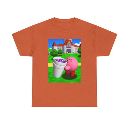 Kirby Sipping Purple Drank In Princess Peach's Castle