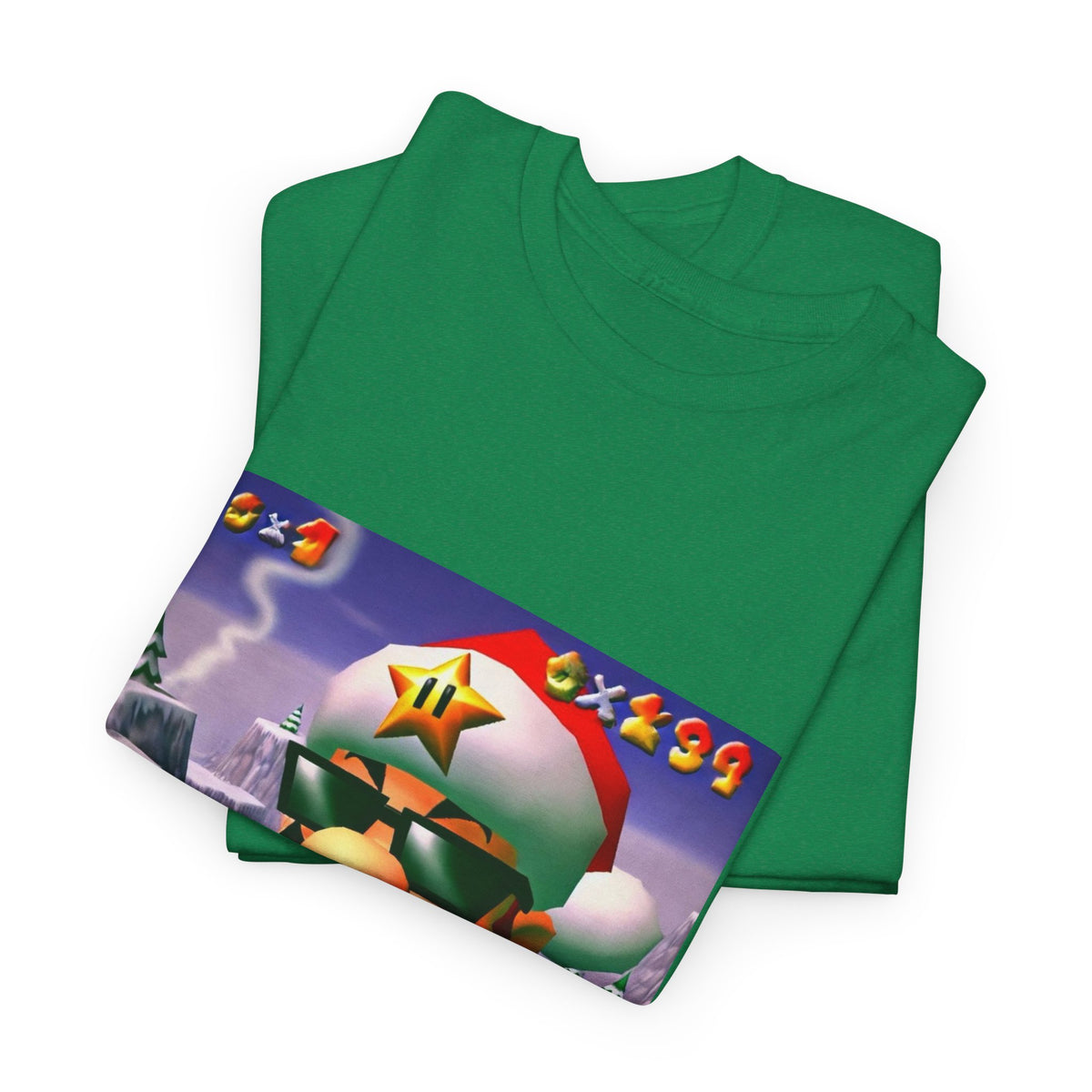 Cool Mario Santa Smoking Cigar Tee
