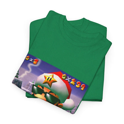 Cool Mario Santa Smoking Cigar Tee