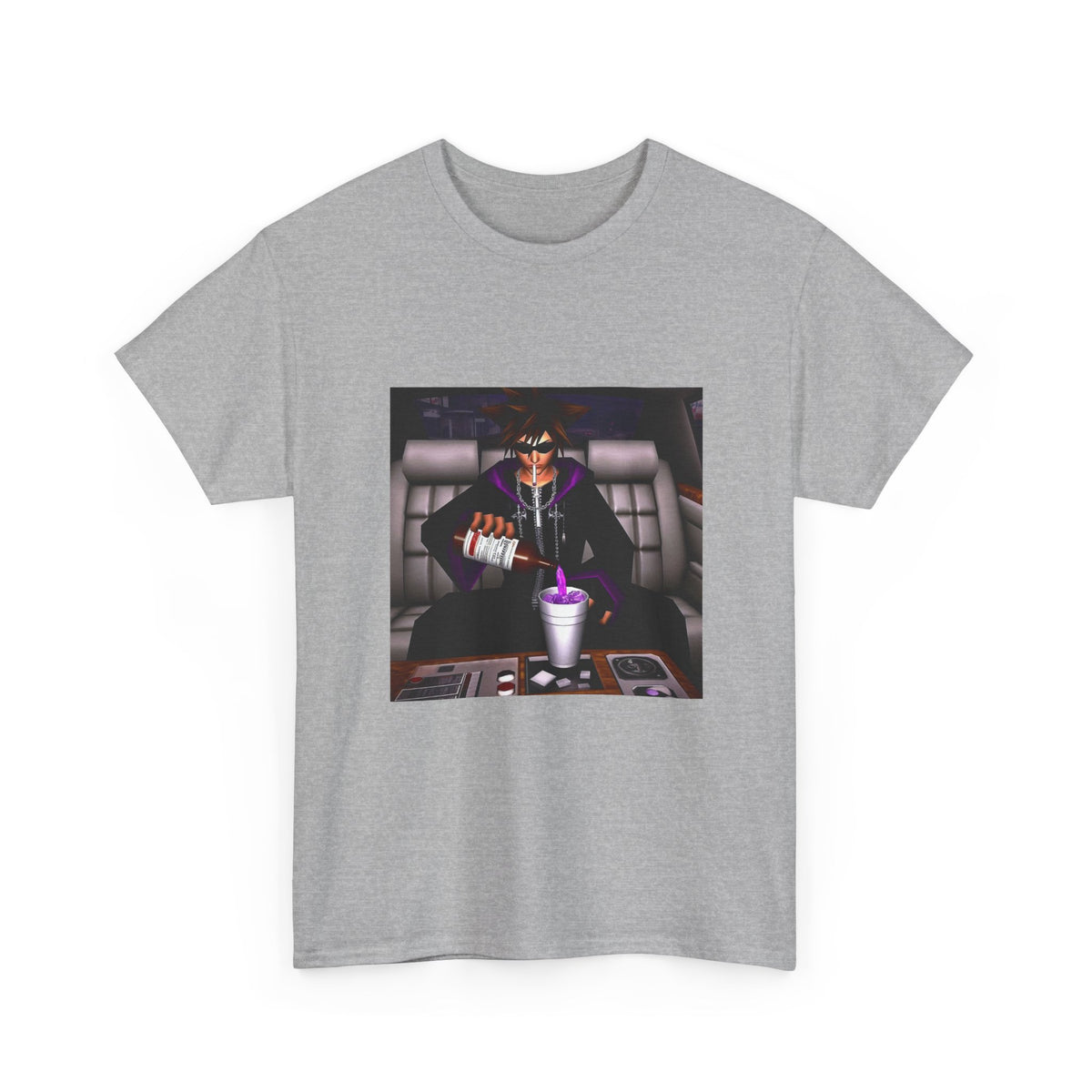 Lean Lord Smirking On Cloud Tee