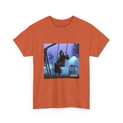 Grim Reaper Giving Middle Finger On Swing